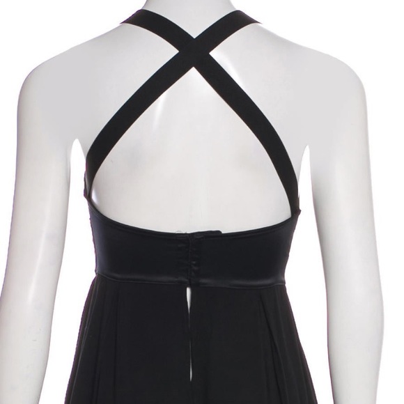 Theyskins Theory Long Black Dress Gown - Picture 5 of 7